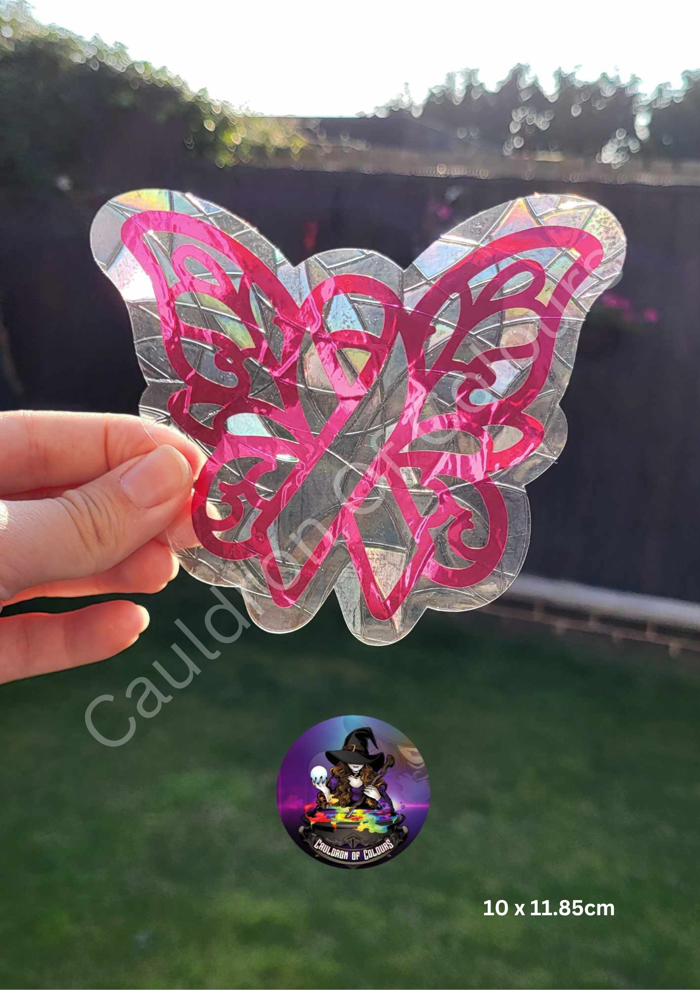 Breast Cancer Awareness Suncatcher Window Cling