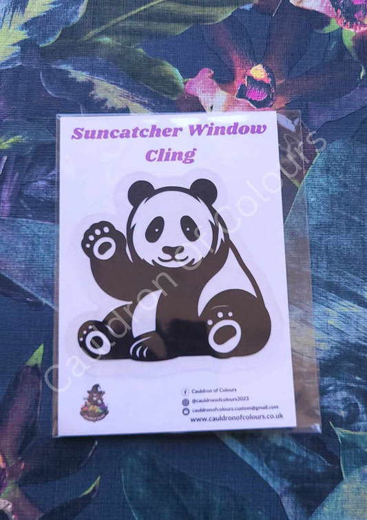 Panda Suncatcher Window Cling