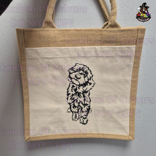 Labradoodle Jute Bag