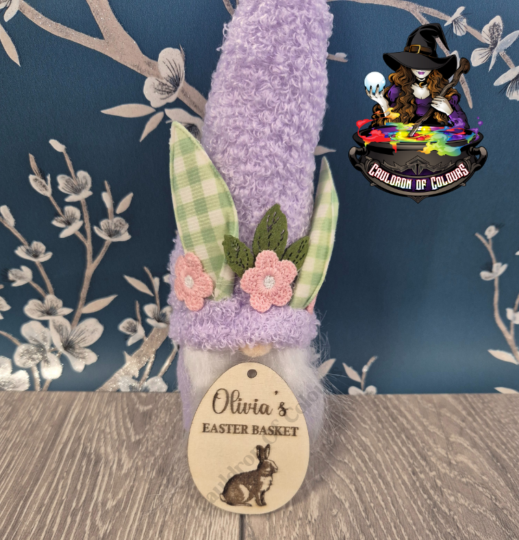 Personalised Easter Egg Basket Tag
